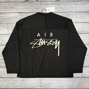 NEW Stussy x Nike Dri-FIT Mesh Jersey Black size S-XL